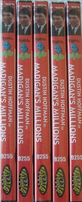 5 MADIGAN'S MILLIONS - WHOLESALE LOT Of The Same Movie (DVD, 2006, Region Free)