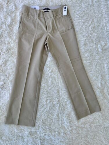 Women’s Gap Curvy Khaki Pants Stretch Flared Leg Size 12