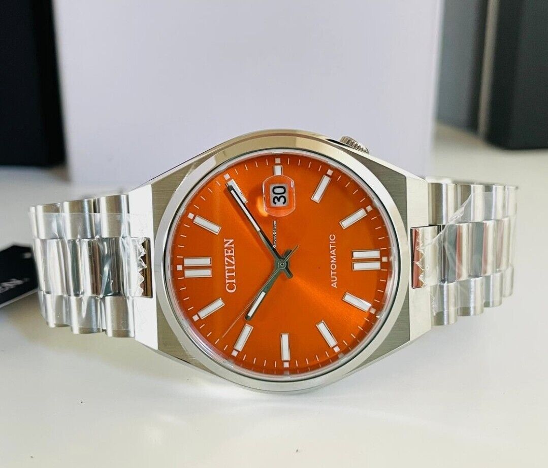 Citizen Tsuyosa Orange Automatic Men's NJ0151-88z brand new Citizen Tsuyosa Orange Automatic Men's NJ0151-88z brand new