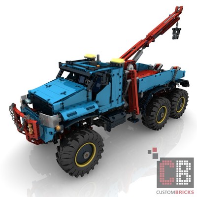 Cb Eigenbau Bauanleitung Rc 6x6 Abschleppwagen Sbrick For Lego Technic 470 Ebay