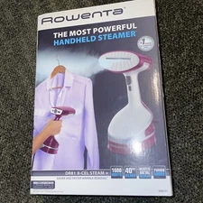 Rowenta Handheld Garment Steamer DR81 X-Cel Steam + Purple