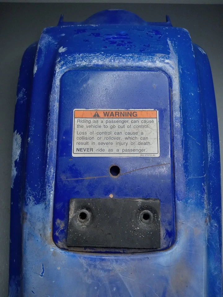 ✅ Guardabarros trasero Yamaha Ttr 250 1999-2006 OEM de fábrica Foto 2 de 4