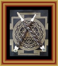 WOOD Wand, Solid 8" ROSEWOOD Wand With CRYSTAL Point & inlaid Sterling Silver