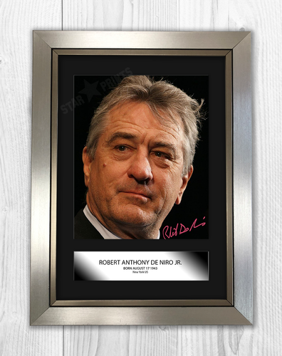 Robert De Niro (1) A4 signed mounted photograph picture poster. Choice of frame. - 第 4/6 張圖片