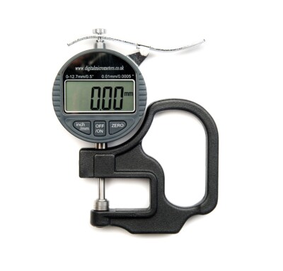 DML 12,7 mm 0,5'' Zoll Digitales Dickenmessgerät 0,01 mm Auflösung Mikrometer
