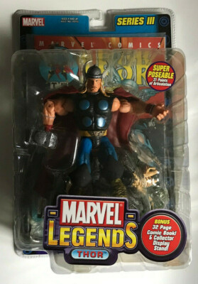 VINTAGE TOYBIZ MARVEL LEGENDS THOR #2 SERIES 3 III MOC | eBay