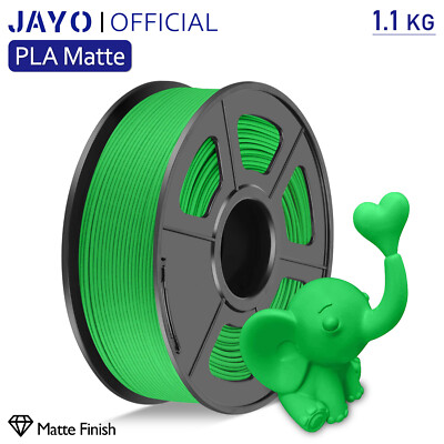 JAYO 1.1KG PLA Matte Green 1.75mm Filament 3D Printer Matte Filament Non-glossy