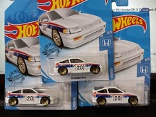 Hot Wheels 2018 Honda Series '88 Honda CR-X Lot Of 3