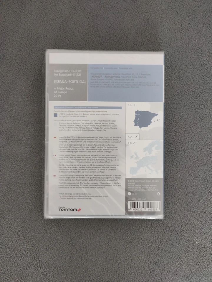 Navigation CD Spanien Portugal 2019 Travelpilot E BNS 5.0 RNS 300 Ford EX - Bild 2 von 3