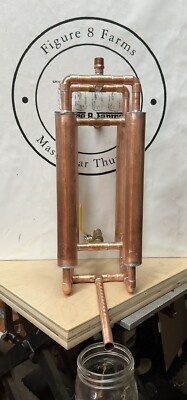 1/2 Inch Shotgun Condenser With 1 1/2 Inch Water Jackets, Distill, Spirits