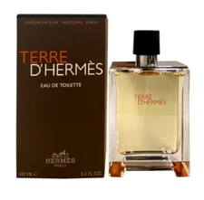 HERMÈS Terre D'hermes EDT 3.3oz Men Perfume Cologn 3.4oz 100ml Brand New Sealed