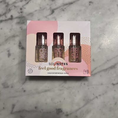 Solinotes Eau De Parfum Fragrances for Woman Gift Box (3 x 15ml)