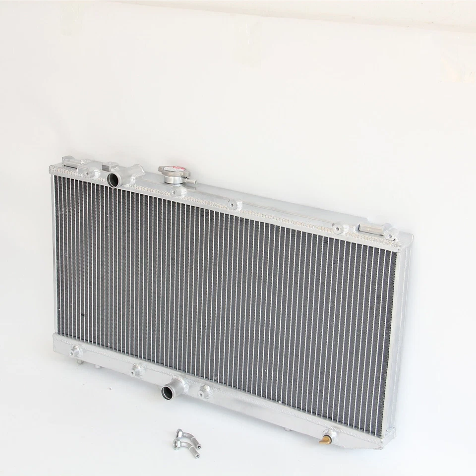 Aluminum Radiator For 1991-1999 Toyota Paseo Tercel EL44 EL45 EL54 TERCEL AT/MT - Image 2 of 4
