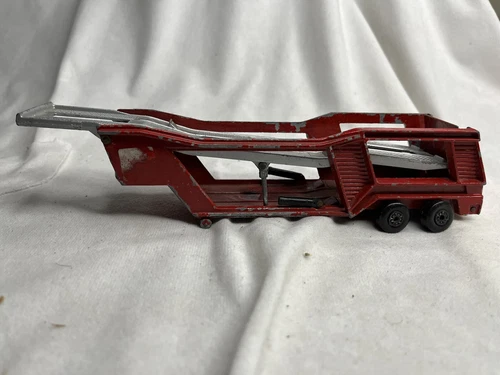 Vintage 1976 Matchbox Super Lings Diecast Car Transport Trailer K-10