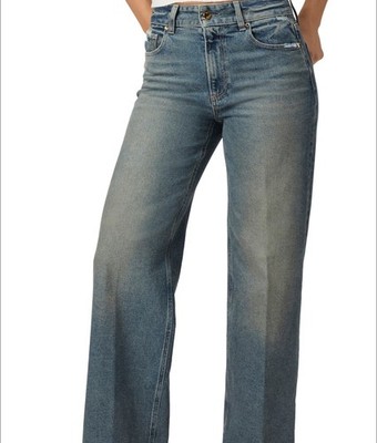 Paige Sasha Wide Leg Jean Size 28 (Waist 28  Inseam 30 )