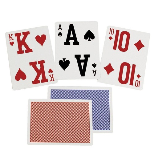 Elite Jumbo Größe Low Vision Spielkarten (Farbe kann variieren)