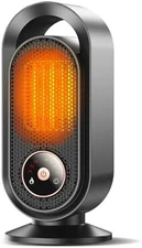 Space Heater Portable Electric Small 1500W PTC Ceramic 12H Timer