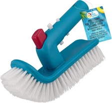 Pool Brush Head for Inground Pools, Hot Tub, Spa - Corner and Step Pool Scrub...