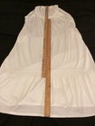 “2” Ladies Long Nightgowns size Medium Plain White & Blue Paw Print “Excellent” — photo 8