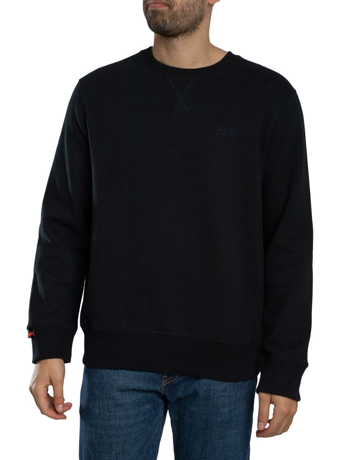 Superdry Mens Essential Logo Sweatshirt Blue 14290₽