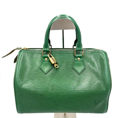 Louis Vuitton Epi Speedy 25 Handbag M43014 Green Leather USED Authentic #VI0963