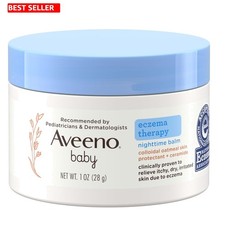 Aveeno Baby Eczema Therapy Nighttime Moisturizing Balm - Travel Size 1 oz