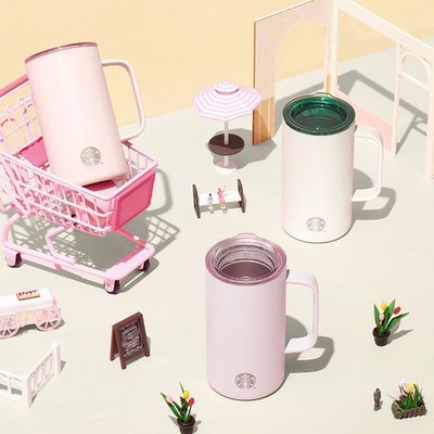 Starbucks Korea SS Mini Tank Tumbler 133ml Keychain Cup 4 Options