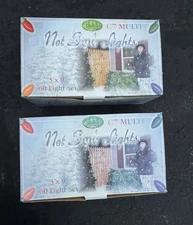 NEW Lights Enchanted Forest Net Style C7 Lights Multi Color Christmas Vintage