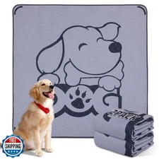 Oiyeefo Washable Pee Pads for Dogs: 48x48 2 Pcs Reusable Puppy Pads - Absorbe