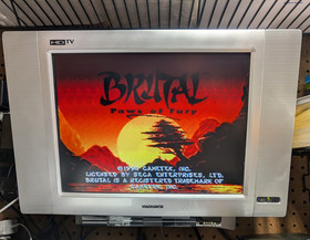 Brutal: Paws of Fury (Sega CD, 1994) - CIB Complete With Reg Card - Tested