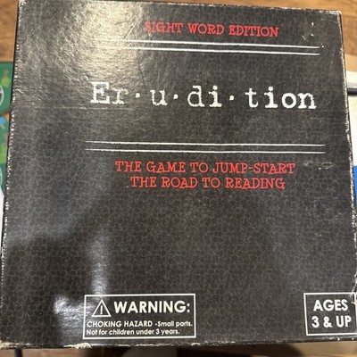 Complete-Er u di tion Board Game Sight Word Edition  Game To Jump Start Reading