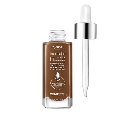 L'Oreal Paris True Match Nude Hyaluronic Tinted Serum Foundation Rich Deep