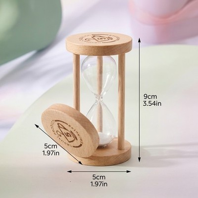 Sand Sand Sanduhr Timer 1/3/5 Minuten Ei Sandglass Timer Uhr Deko Holz Geschenk