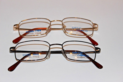 New Optic World 5084 Eyeglass Frames 50-18-138 Color Choice Clear Glass for Rx