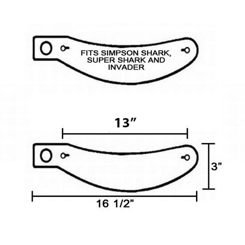 Speedway F Style Tear-off, 13 Inch Centerline of Holes, 200 - Bild 3 von 6