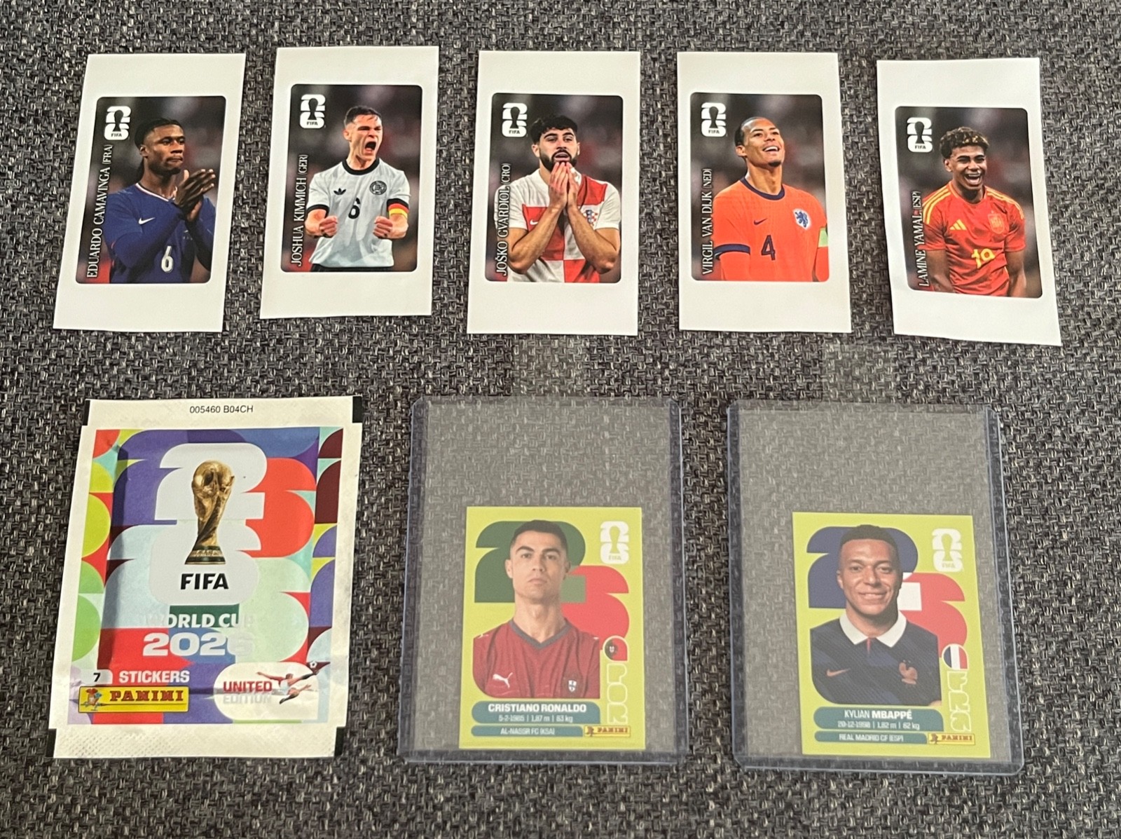 Panini World Cup / World Cup 2026 - 145 Switzerland / Swiss United Edition Sticker + CR7 Mbappe view 2