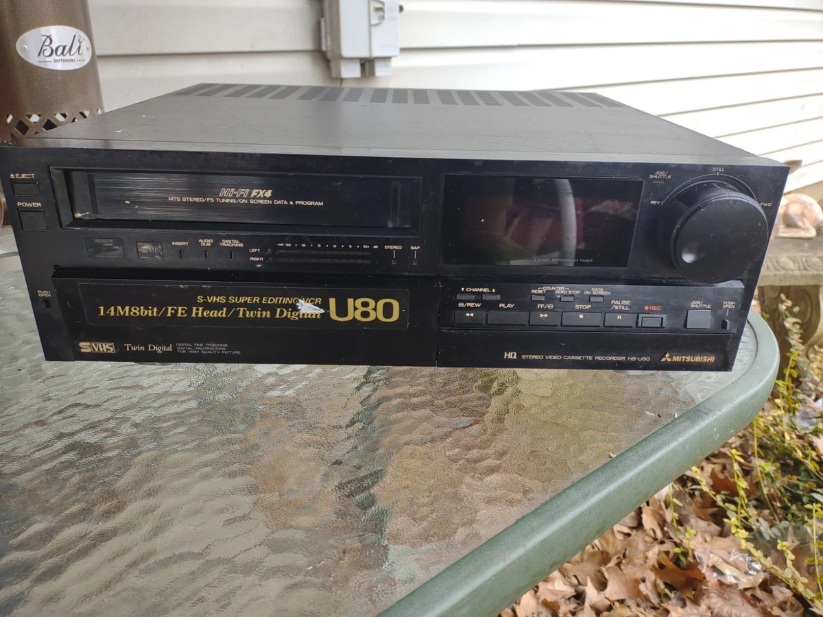 Magnétoscope Mitsubishi HS-F5601V VHS - Pour Pièces Détachées (ne Charge Pas La Cassette)