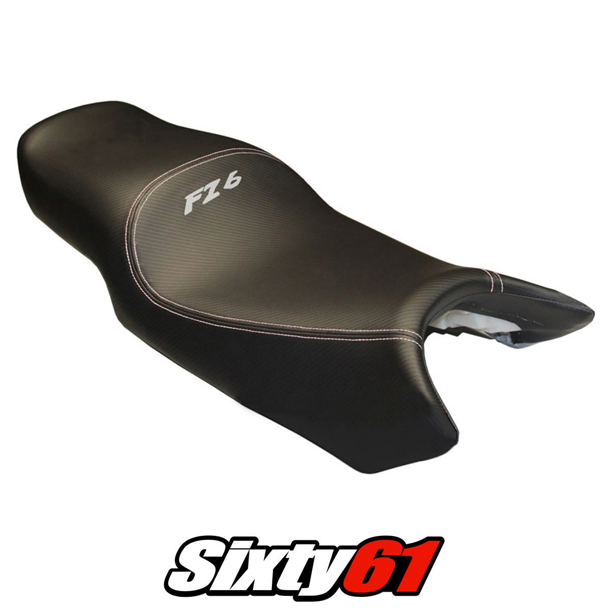 Yamaha FZ6 2004 2005 2006 2007 2008 2009 2010 2011 Seat Cover Tappezzeria Silver