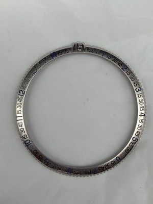 #1910 ORIG. LONGINES LINDBERGH L2.618.4 CHRONOGRAPH EDELSTAHL LÜNETTE BEZEL RING