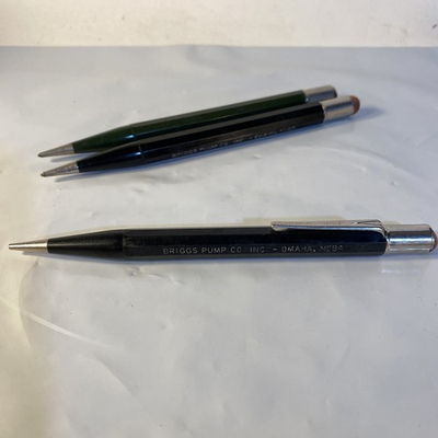 #ad #ad 3 Autopoint Mechanical Pencil Black Advertising Briggs Pump Co. Omaha NE READ $24.27