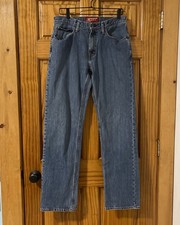 ARIZONA Jean Co Jeans Mens 32x34 Blue Relaxed Straight Medium Wash Denim