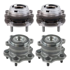 For Nissan Murano 09-14 Wheel Bearing Assembly Kit Front & Rear Driver or