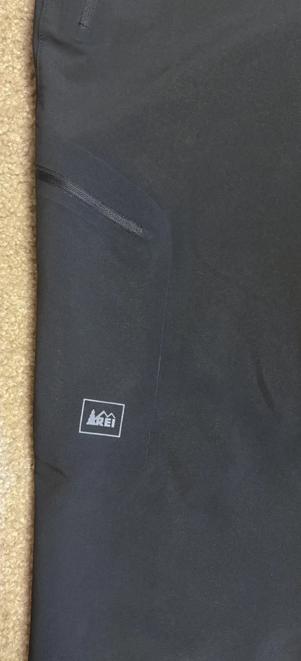 REI Co-Op Pants Women’s Black Performance Bootcut Outdoors Sz 12 Zipper Pockets - Image 2 of 4
