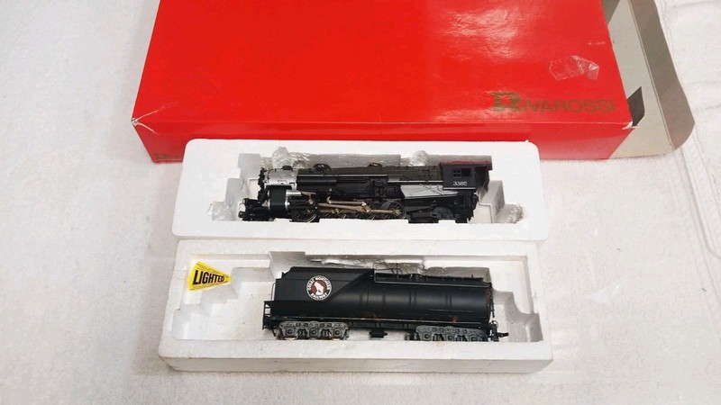 HO SCALE RIVAROSSI HEAVY MIKADO 2-8-2 GREAT NORTHERN #3385 STEAM LOCOMOTIVE🔥🔥