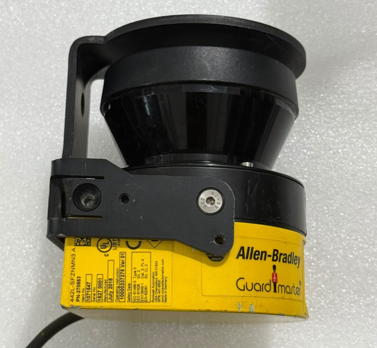 Allen Bradley 442L-SFZNMN3 Guardmaster SafeZone Mini Safety Laser Scanner USPI