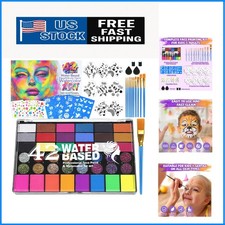 Fun  Safe 42-Color Face Paint Kit   Perfect for Halloween, Birthdays  More