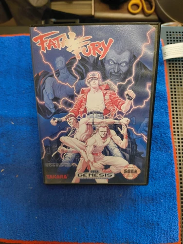 Sega Genesis Fatal Fury, CIB, By Takara, Cleaned, Tested. VGC.