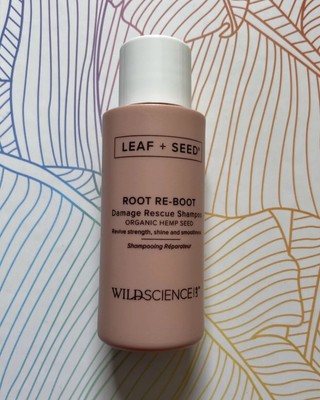 Wild Science Lab Leaf + Seed Root Re-Boot Damage Rescue Shampoo 50ml Brandneu