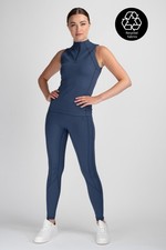 Mochara Sleeveless Base Layer Indigo | Quick Dry, UV-Schutz