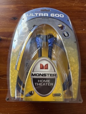 NEW! Monster Cable   Ultra 600   HDMI, 4Ft   24k Gold Contact Connectors